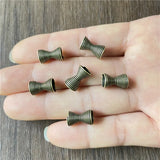 120pcs Funnel Shape Spacer Beads Caps for DIY Jewelry Making