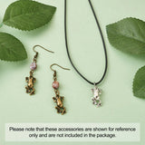 120pcs Mixed Frog Charms Tibetan Alloy Pendant Rhinestone Settings DIY Jewelry