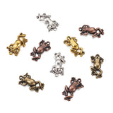 120pcs Mixed Frog Charms Tibetan Alloy Pendant Rhinestone Settings DIY Jewelry