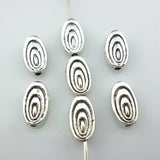 120pcs Tibetan Silver Oval Spacer Beads 5x9mm Jewelry Findings