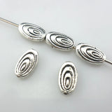 120pcs Tibetan Silver Oval Spacer Beads 5x9mm Jewelry Findings