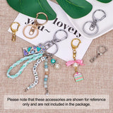 DIY Keychain Kits 120pcs/box Mixed Findings Lobster Claw Swivel Clasps