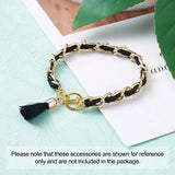 120pcs Polyester Tassel Pendant Mixed DIY Jewelry Making Keychain Charms