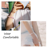 120pcs Candy Acrylic Chunky Tube Beads Elastic Thread Kit