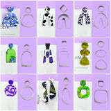 121Pcs Polymer Clay Cutter Set DIY Earrings Mould Shape Jewelry Cutter