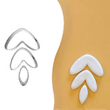 123pcs Fondant Polymer Clay Cutter DIY Craft 7 Shapes Baking Tool Gift
