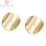 10PCS 15MM 20MM 25MM 24K Brass Bead Caps Jewelry Findings Accessories