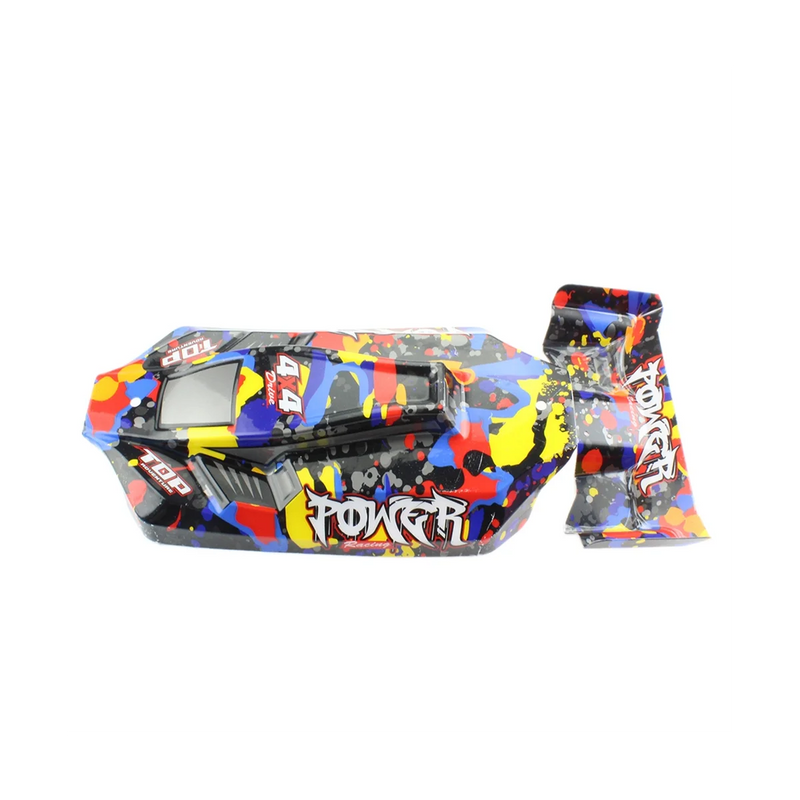 RC Car Body Shell Cover Tail Wing for 124007 1/12 RC Car