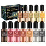 12 Color Metallic Alcohol Pigment Resin Dye for Epoxy Resin