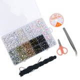 1250pcs Acrylic Letter Beads Jewelry Making Kit for Kids