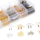 125PCS Earring Hooks & 1000PCS Jump Rings for Jewelry Making