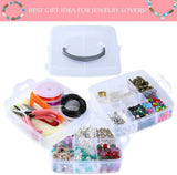 1268pcs Volcanic Stone DIY Bracelet Earrings Necklace Kit