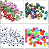 1268pcs Volcanic Stone DIY Bracelet Earrings Necklace Kit