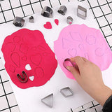 126PCS Polymer Clay Cutters Set for Earring Making Key Chains