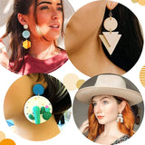 Polymer Clay Cutter Set with Earring Hooks, Jewelry Making Kit