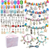 127 Pcs Charm Bracelet Making Kit for Girls