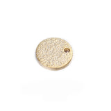 20PCS 8MM 12MM 24K Brass Disk Charms DIY Jewelry Findings