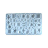 127PCS/SET Jewelry Mold Pendants Crystal Scale Resin Molds