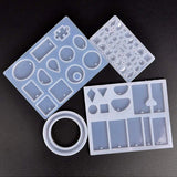 127PCS Silicone Resin Mold Pendant DIY Jewelry Making