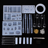 127Pcs Resin Casting Molds Kit Pendant Craft Silicone Mold DIY