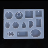 127Pcs Resin Casting Molds Jewelry Pendant Craft DIY Jewelry Tool Set