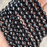 Tourmaline Beads 8mm Round Spacer 15'' Strand DIY Charm Bracelet
