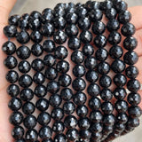 Tourmaline Beads 8mm Round Spacer 15'' Strand DIY Charm Bracelet