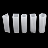 128 Pieces DIY Resin Silicone Casting Molds Set with Measuring Cup