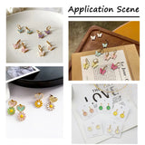 128Pcs Mix Style Enamel Butterfly Pendant Charm Jewelry Making