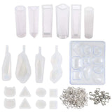 129Pcs Silicone Jewelry Casting Molds DIY Making Tool