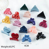 Acrylic Small Crab Hair Claw Clip Women Girls Barrette Clamp Hair Accessories