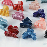 Acrylic Small Crab Hair Claw Clip Women Girls Barrette Clamp Hair Accessories