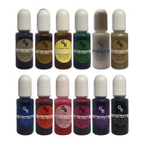 12Colors Epoxy Resin Diffusion Pigment Alcohol Ink Liquid Colorant Dye