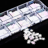 12Grid Snowflake Sequins for Epoxy Resin Moulds DIY Jewelry Making