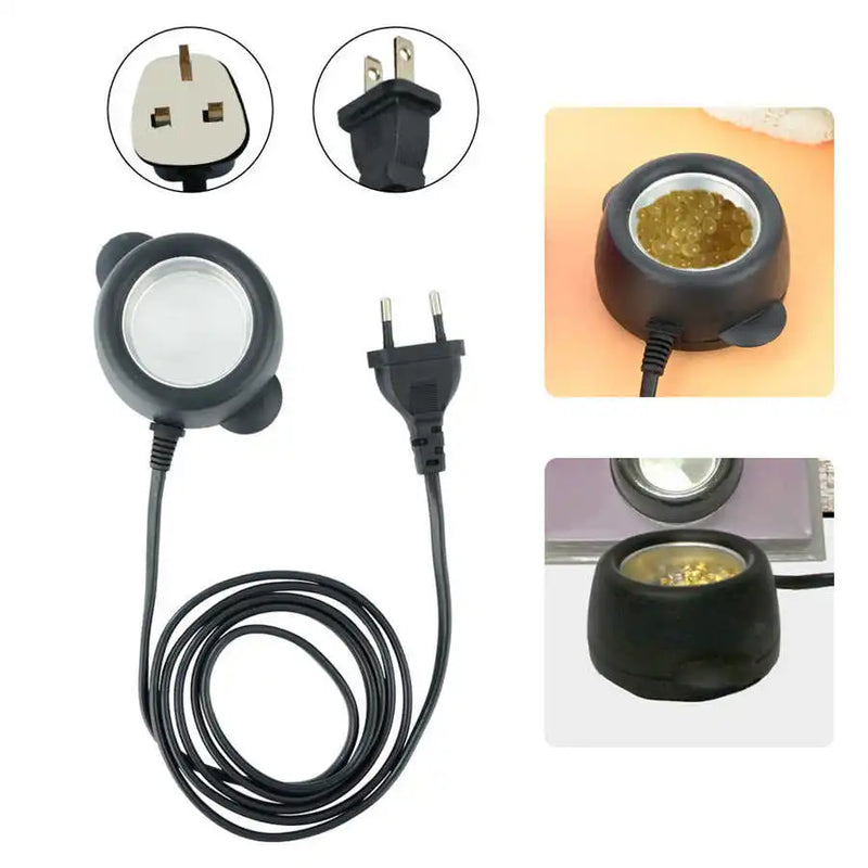 12ML 30W Mini Hot Melt Glue Pot Stove Keratin Beads Granule Melting DIY