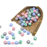 12MM 100/500Pcs Baby Silicone Letters DIY Personalized Name Nipple Chain