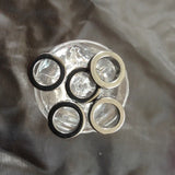 12MM 100Pcs Natural Hematite Gallstone Bead Loose Strands