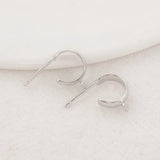 12MM 14K Brass Round Stud Earrings Pins Jewelry Making Supplies