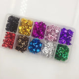 12MM 15MM Metal Aluminium Flower Bead Mix Colors