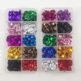 12MM 15MM Metal Aluminium Flower Bead Mix Colors