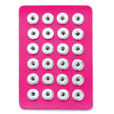 Snap Button Jewelry Leather Snap Display for 24pcs Snap Buttons