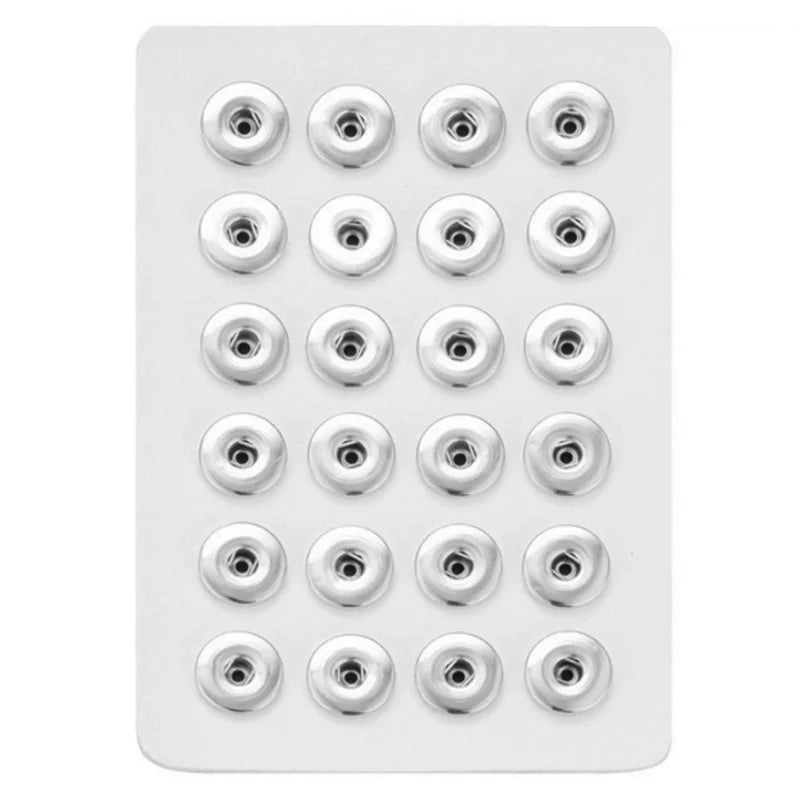 Snap Button Jewelry Leather Snap Display for 24pcs Snap Buttons