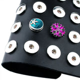 Snap Button Jewelry Leather Snap Display for 24pcs Snap Buttons