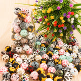 12MM Leopard Silicone Beads Bulk Food DIY Bracelet Necklace Jewelry