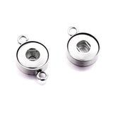 12MM Snap Button Stainless Steel Pendant