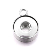 12MM Snap Button Stainless Steel Pendant