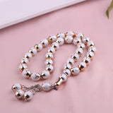 12MM Muslim Prayer Beads Tashih Tassels Pendant Bracelets