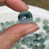 12MM Natural Myanmar Emerald Jadeite Pendant Necklace