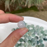 12MM Natural Myanmar Emerald Jadeite Pendant Necklace