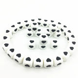 12MM Silicone Letter Cube Beads Baby Teething